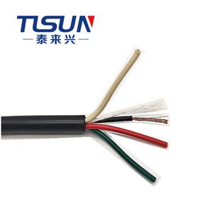 ���� RVV 4X0.75mm&sup2; �o��PVC �t�{��о   ��ȼ 70�� 300/300V