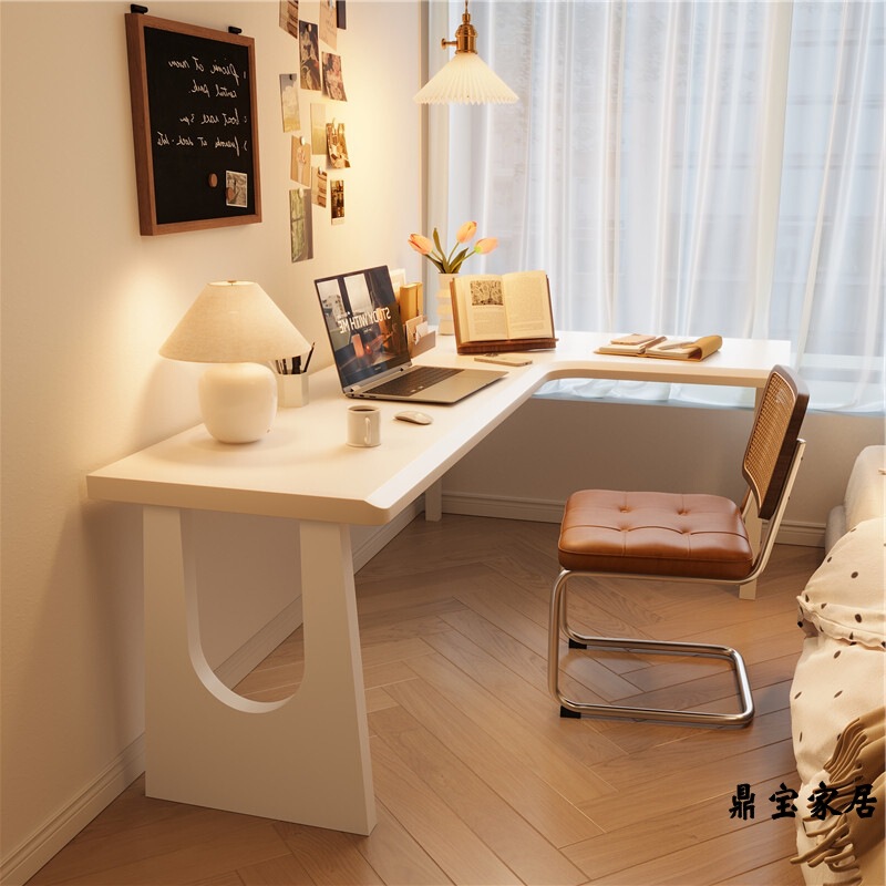 Solid Wood Light Luxury High-End Makeup Table for Girls, Simple Bedroom Integrated Computer Desk, Home Corner Study Desk Solid Wood Light Luxury High-End Makeup Table for Girls, Simple Bedroom Integrated Computer Desk, Home Corner Study Desk