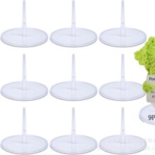 亚马逊新品手工钩织玩偶盆栽塑料底座摆件手工编织节日礼品装饰