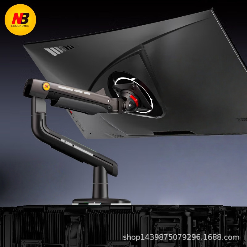 Nb Monitor Stand Gaming Computer Stand Desktop Adjustable Rotating Monitor Riser X5