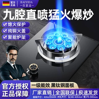 德国品牌猛火煤气灶单灶家用天然气液化气直喷大火力台嵌两用单灶