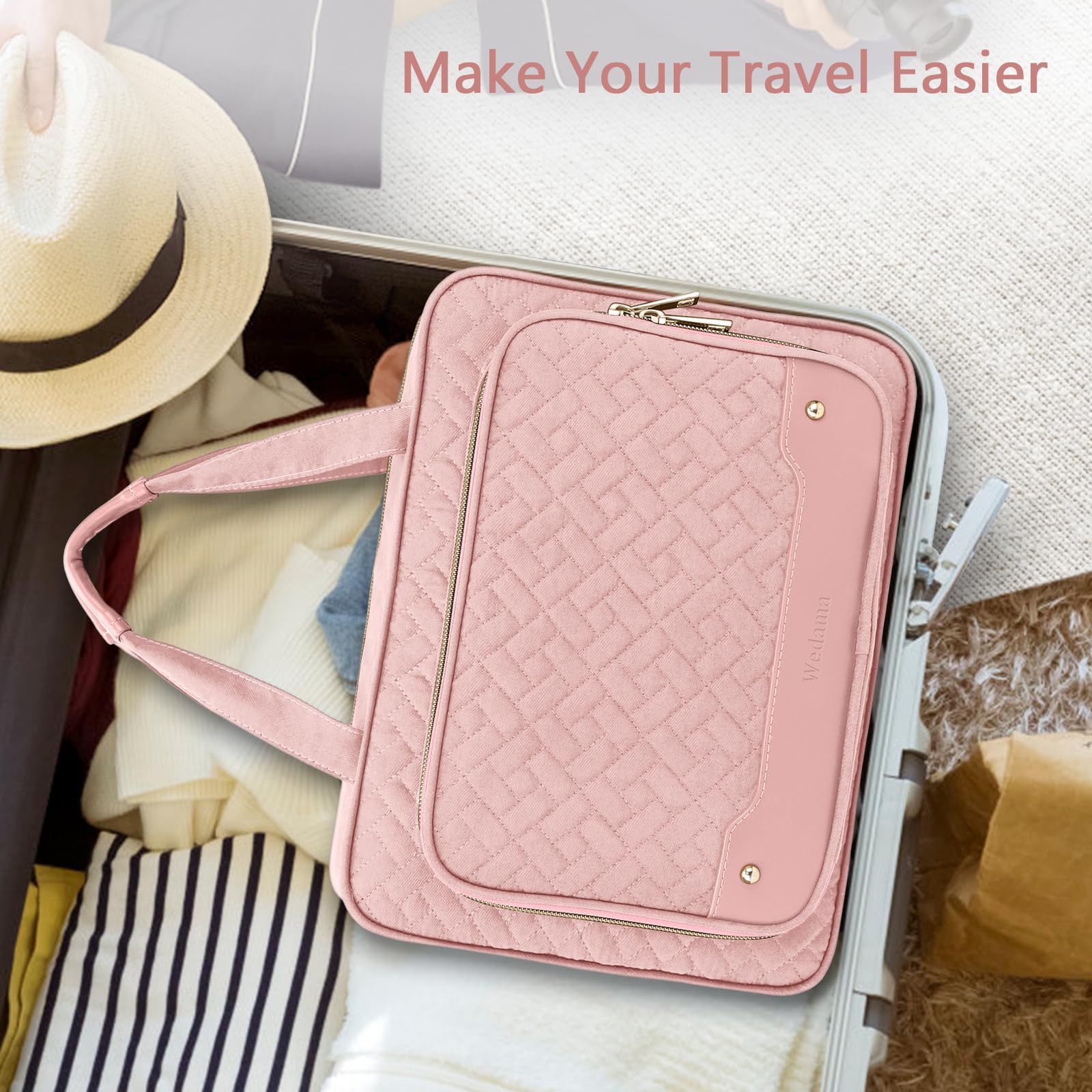 Dámské závěsné cestovní toaletní potřeby s taškou na šperky a velkou kosmetickou taškou_voghion.com