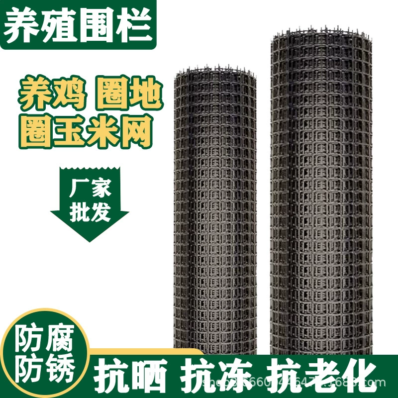 Пластиковая изоляция селекционная сеть пруд для рыбы защита от реки черный круг Кукуруза забор дорожное строительство Двусторонняя геосетка