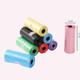 Pet garbage bag portable toilet pill capsule dog stool storage box shit pill dispenser