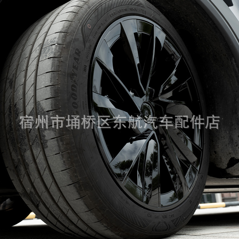 テスラモデルYの新バージョンのホイールハブキャップ、傷防止、車の改造装飾、ターボ模造20に適しています。|undefined