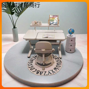 Taiwan Well Internet Celebrity Kidsren's Study Table Primary School Student Desk Home Writing Table Liftable Study Table and Chair
