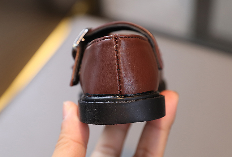 2024 Spring New Girl's Single Korean Edition Fashion Versatile Children's Leather Princess Trendy Casual Shoes_voghion.com