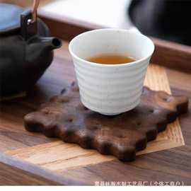 创意饼干造型木质杯垫家居牛奶马克杯垫桌面隔热垫实木茶杯垫餐垫