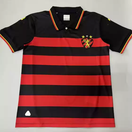 In Stock Dropshipping Brazilian Serie A 2526 Recife Home Away Soccer Jersey Men's Long Sleeve Training Shirt Retro