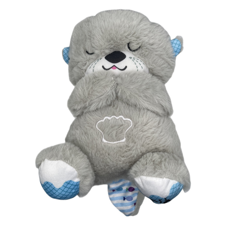 국경 간 호흡 곰 동물 작은 바다 수달 잠자는 인형 어린이 인형 진정 곰 봉제 장난감