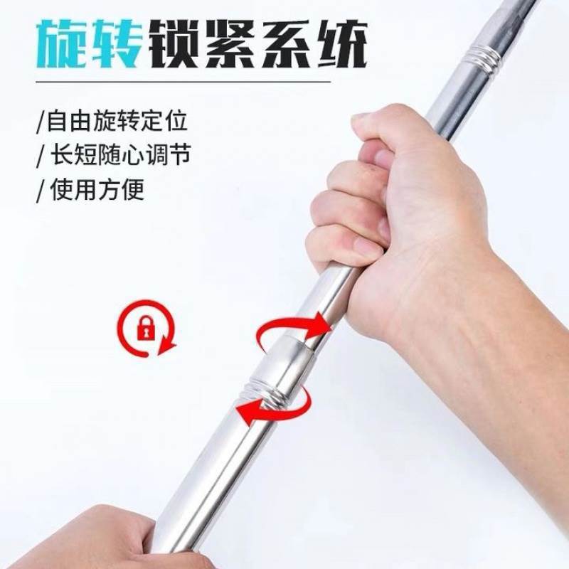 ステンレス製網、太い伸縮ポール、網袋、漁網セット、引っ掛かり防止漁網、折りたたみ網漁具のフルセット|undefined
