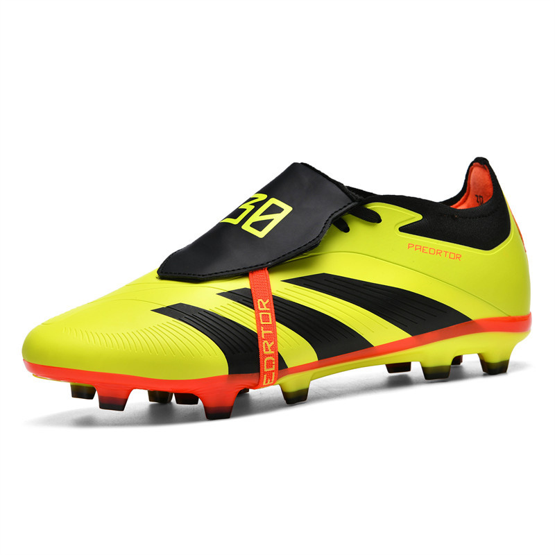 Spot cross-border Putian sin costuras zapatos de fútbol Messi zapatos deportivos de entrenamiento de uñas largas para jóvenes de corte bajo para hombres