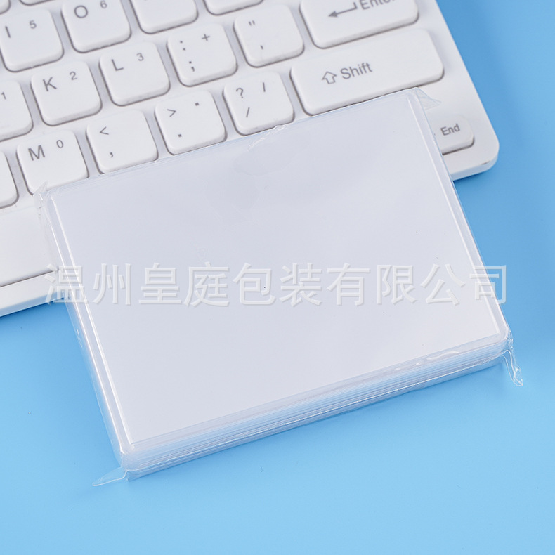 Royal Court venta al por mayor titular de la tarjeta 35PT tarjeta pequeña tarjeta dura cubierta de la tarjeta B8 transparente PVC tarjeta Goo tarjeta lateral integrada tarjeta cubierta de la tarjeta película de plástico