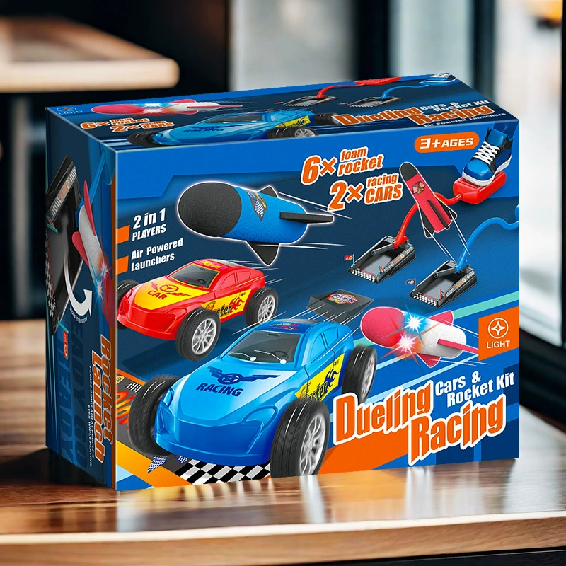 Ракетная игрушка 777-730K Rocket Racing>Cross-border 2-в-1, семейные спортивные занятия, летающая ракета