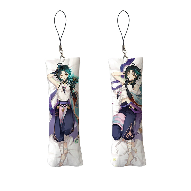 [小抱枕钥匙扣迷你挂件Mini Dakimakura魈钟离八重子书包挂件] → мини-подушка брелок ключей маленький подвесной брелок рюкзачок