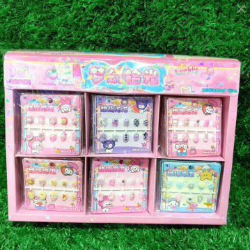 New Medium and Large Kidsren's Nail Strips, Cute and Cute Cartoon Manicure, Colorfulful 24-Piece Kidsren's Nail Stickers