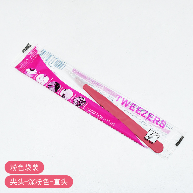 1.0 포인트 딥 핑크 스트레이트 헤드 (로즈 레드 백)