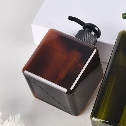 PETG 250ml square liquid bottle for shower gel, shampoo, lotion, travel refill bottle, hand soap bottle