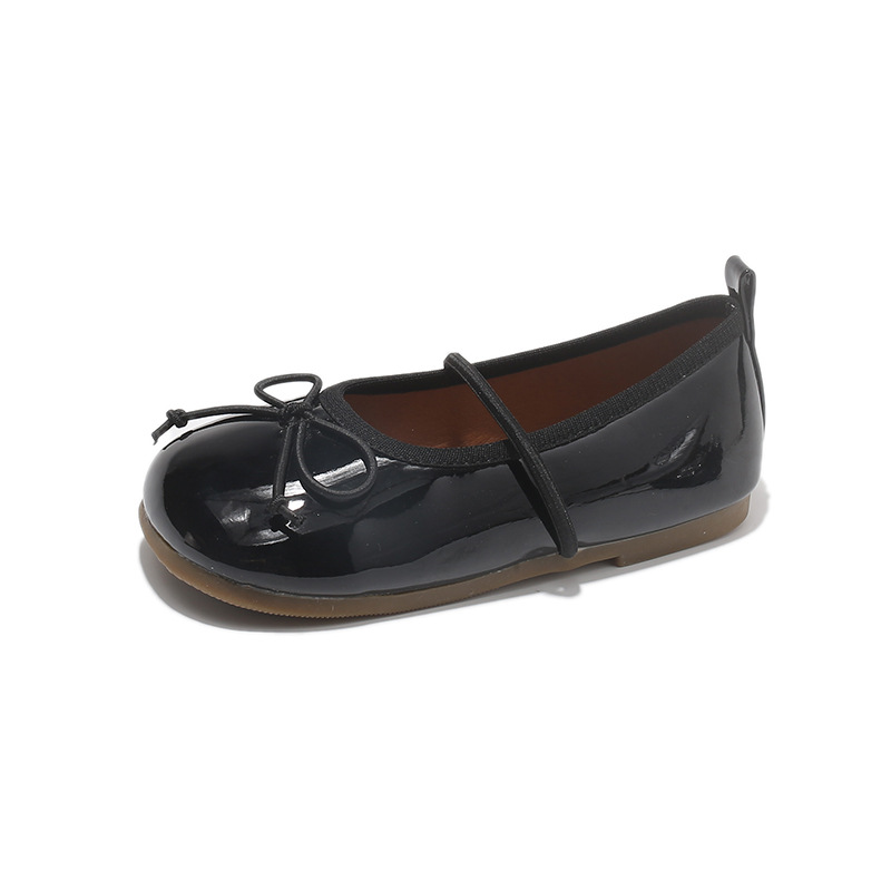 Zapatos de cuero para niñas otoño 2026 nuevos zapatos de princesa de moda para niños zapatos de baile para niñas zapatos de frijoles image 6
