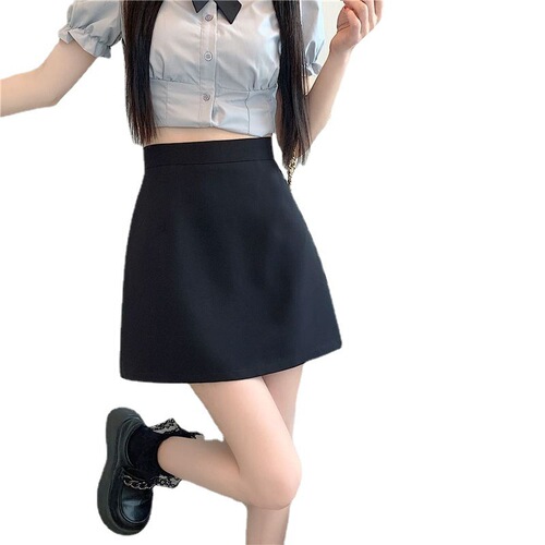 Stretchy Bandeau Skirt, Bodycon Short Skirt, High-Waisted Slimming Skirt for Women, 2025 Summer New Black Short Skirt