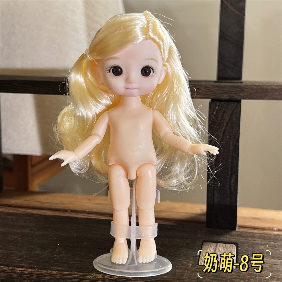 Милая кукла для переодевания, игрушка, 17 см, 3D