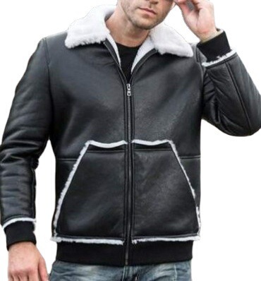 2021 Aliexpress Independent Station Cross-Border European and American Fur Integrated Patch Pocket Casual Threaded Leather Jacket 6526 2021 Aliexpress Independent Station Cross-Border European and American Fur Integrated Patch Pocket Casual Threaded Leather Jacket 6526
