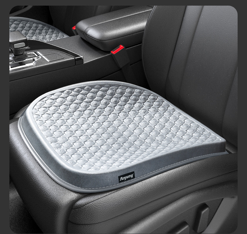 Car Seat Cushion for All Seasons, Special Co-Pilot Thickeneded Single Piece Memory Foam Ice Silk Booster Cushion Lumbar Cushion Seat Cushion