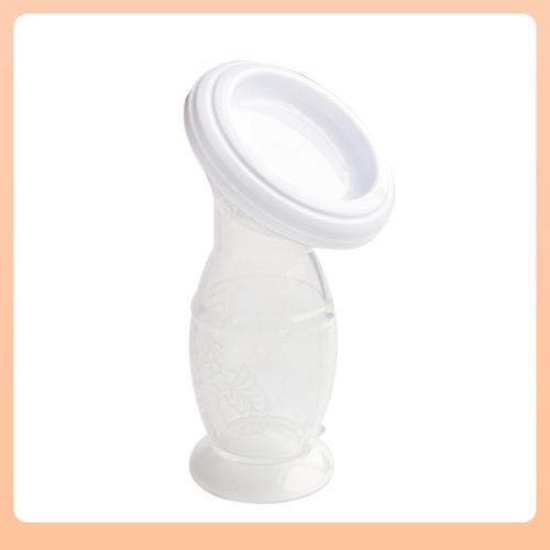 ✅Silicone Breast Pump 90ml Large Capacity Breast Milk Collector Hands-Free Strong Suction Milk Collector Color Box Packaging