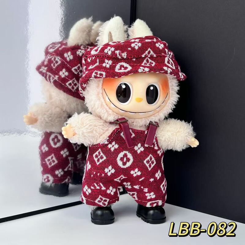 一二三代拉布布服装衣服套装搪胶玩偶labubu潮流娃衣装饰配件大牌|undefined
