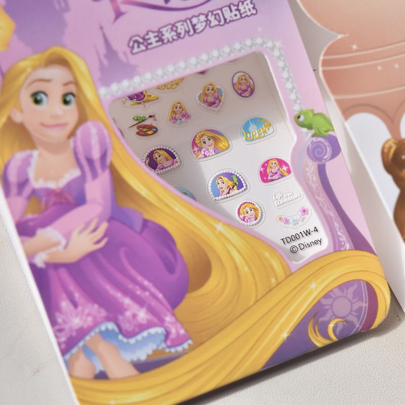 Tomoni Relief Nail Art Stickers Explosive Japanese Stationery Children's Nail Stickers Princess suit Nail Art Jewelry Stickers