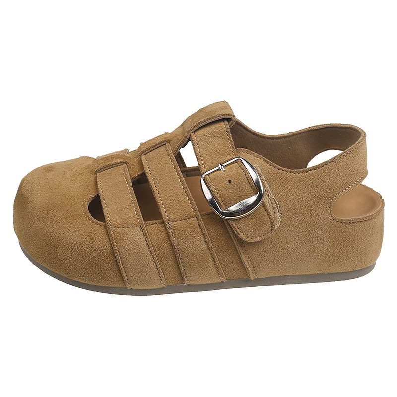Aumentar la altura interior de la parte inferior de las sandalias de la cabeza trenzada sandalias de la mujer 2026 nuevo primavera y verano hueco ventilado zapatos romanos