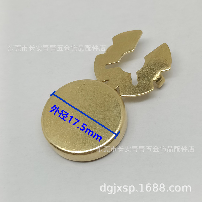 圆形袖扣盖西装衬衫领口扣法式袖扣配件钮扣乌龟扣翻盖DIY装饰扣|undefined