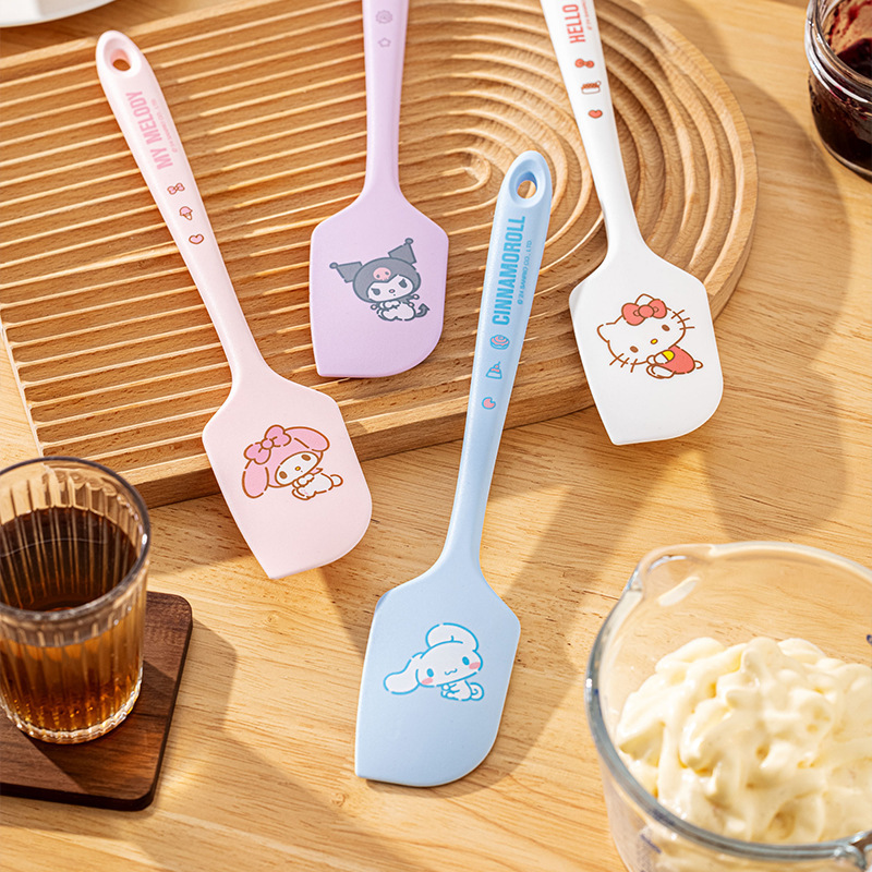 Sanrio Silicone Spatula Integrated High-Temperature Resistant Food-Grade Kitchen Utensil for Home Use Cake Cream Spatula Mixing and Baking Sanrio Silicone Spatula Integrated High-Temperature Resistant Food-Grade Kitchen Utensil for Home Use Cake Cream Spatula Mixing and Baking