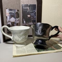暗银轻奢陶瓷咖啡杯碟拿铁杯套装高颜值家用早餐杯家居高级精致