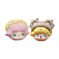人気のかわいい漫画 3D バブル人形 ppmat 下駄アクセサリー下駄靴花靴バックル