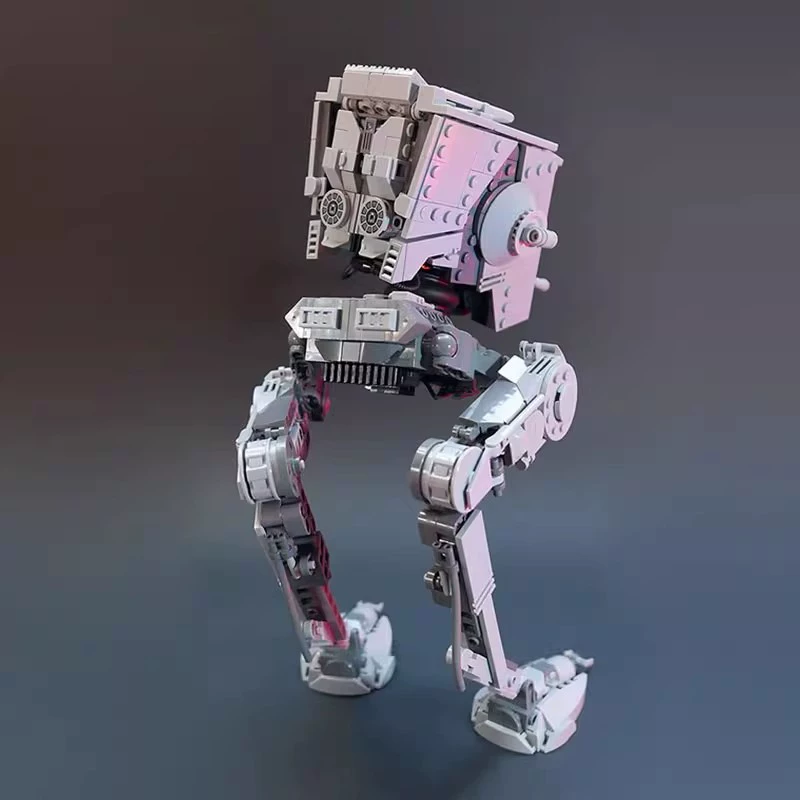 Строительные блоки MOC, совместимые с головоломкой Lego 14608 AT-STS для пешеходов. Вставка строительных блоков из серии «Звёздные войны».