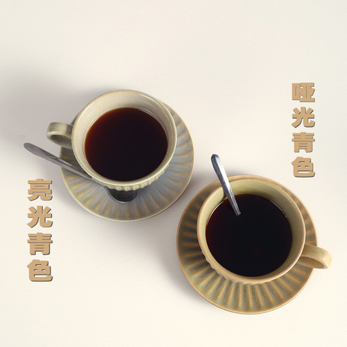 Ceramic Coffee Cup and Saucer Set Creative Latte Cup Latte Art Cup Personalized Couple Artistic Cup Cappuccino Coffee Cups