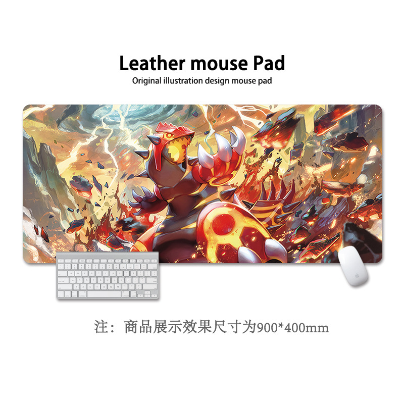 Pikachu almohadilla de ratón super grande Pokémon animación encantadora niñas y niñas animación cuadrada computadora teclado almohadilla de escritorio