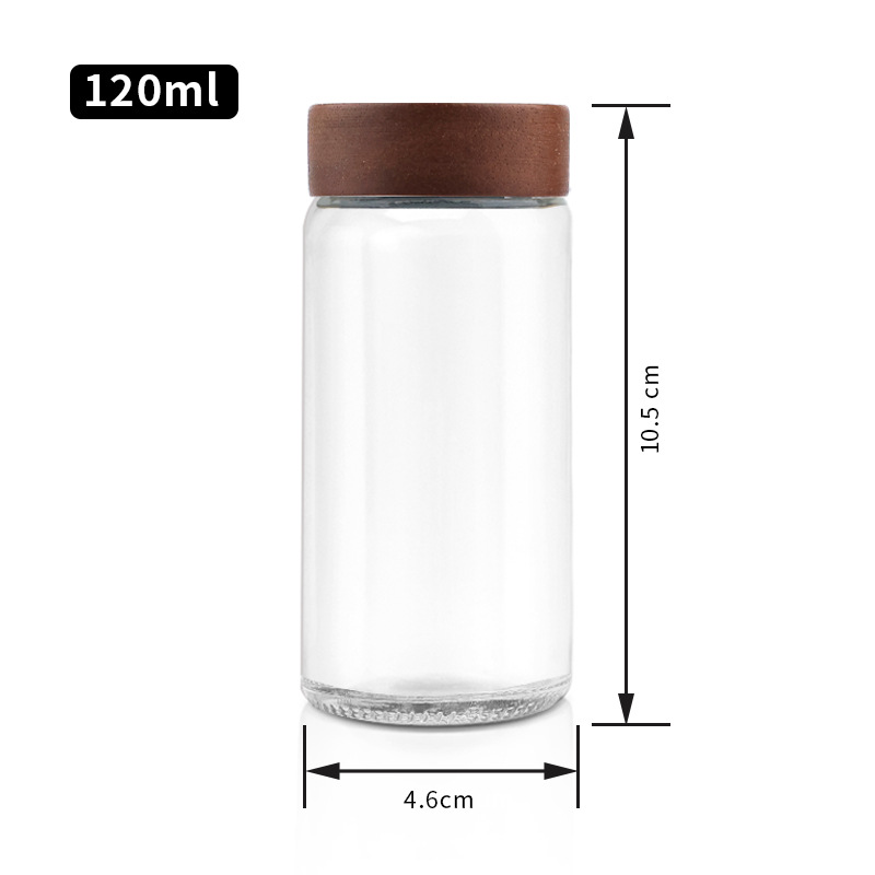 Botella de condimento de 120ml cocina cuadrada condimento tanque de almacenamiento guisado de fideos frasco de polvo de pimienta frasco de sal de barbacoa
