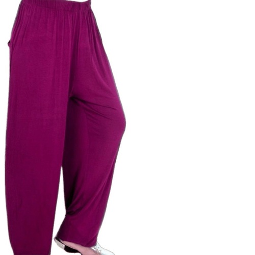 Tai Chi Pants for Men and Women - Spring and Summer Cotton-Linen Breathable Sweat-absorbent Tai Chi Suit Pants - High-end Kung Fu Martial Arts Training Lantern Pants - Hong Ji