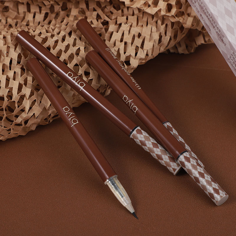 Biya's Liquid Eyebrow Pencil with Distinct Strokes, Natural Color, Waterproof, Smudge-Proof, Ultra-Fine Liquid Eyebrow Pencil for Makeup