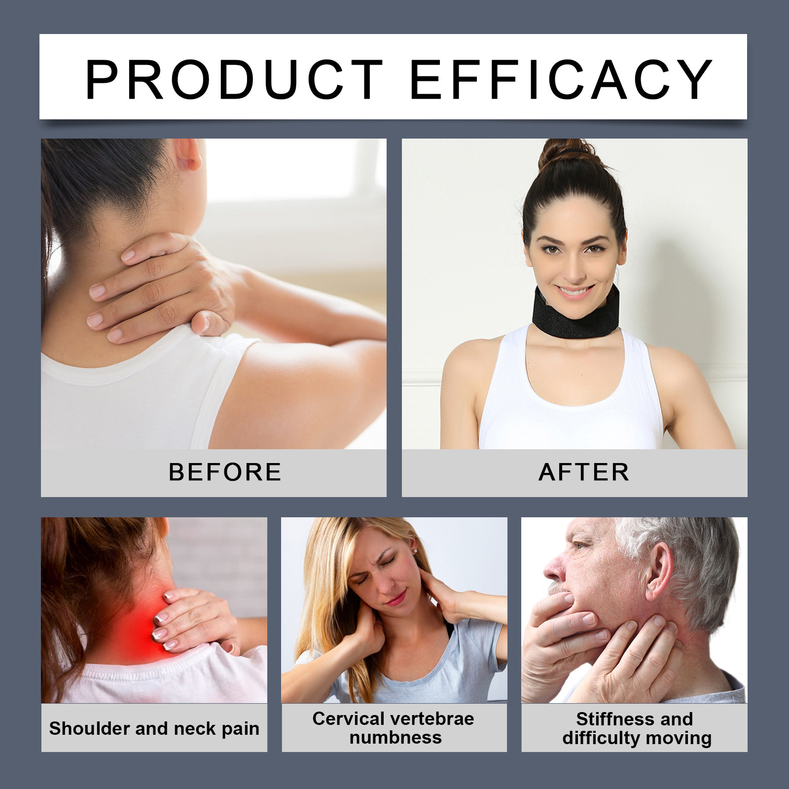 Neck care pad Neck pain relief pad Lumbar shoulder and neck joint discomfort massage pad