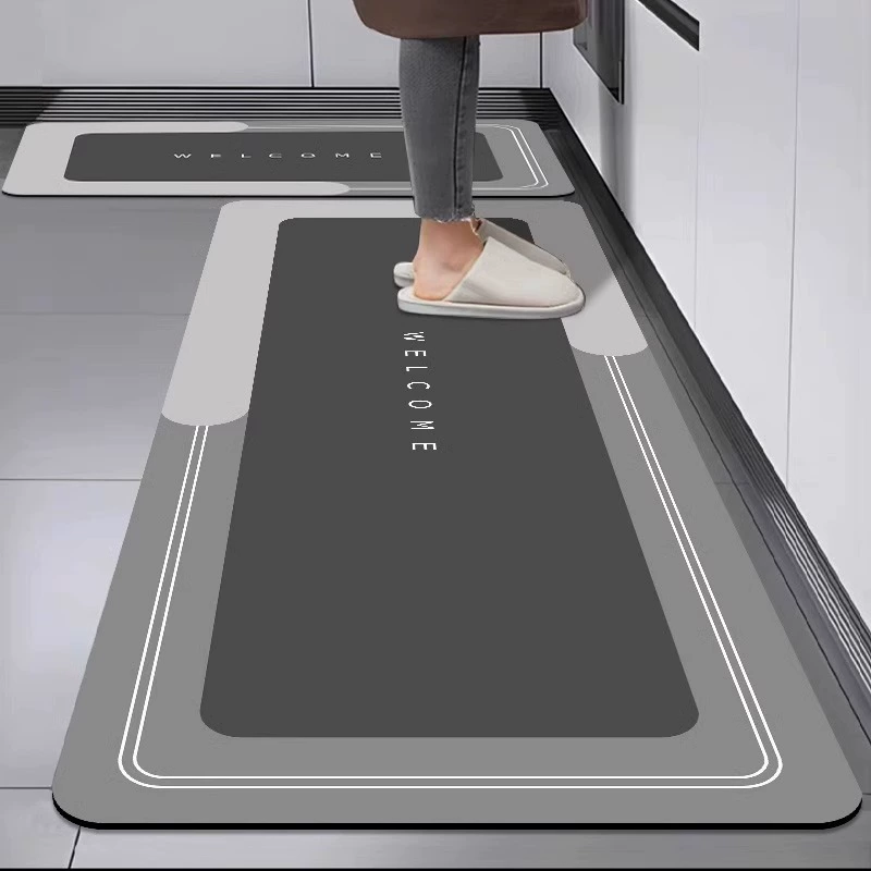 Трансграничный Амазонка легкий в уходе кухонный коврик длинный впитывающий Быстросохнущий нескользящий коврик бытовой диатомовый грязевой коврик