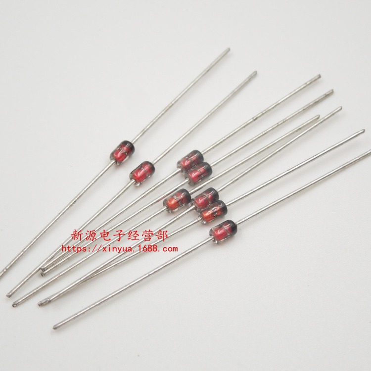 1W 稳压二极管 1N4733 稳压管 IN4733 DO-41玻璃管 5.1V 5V1
