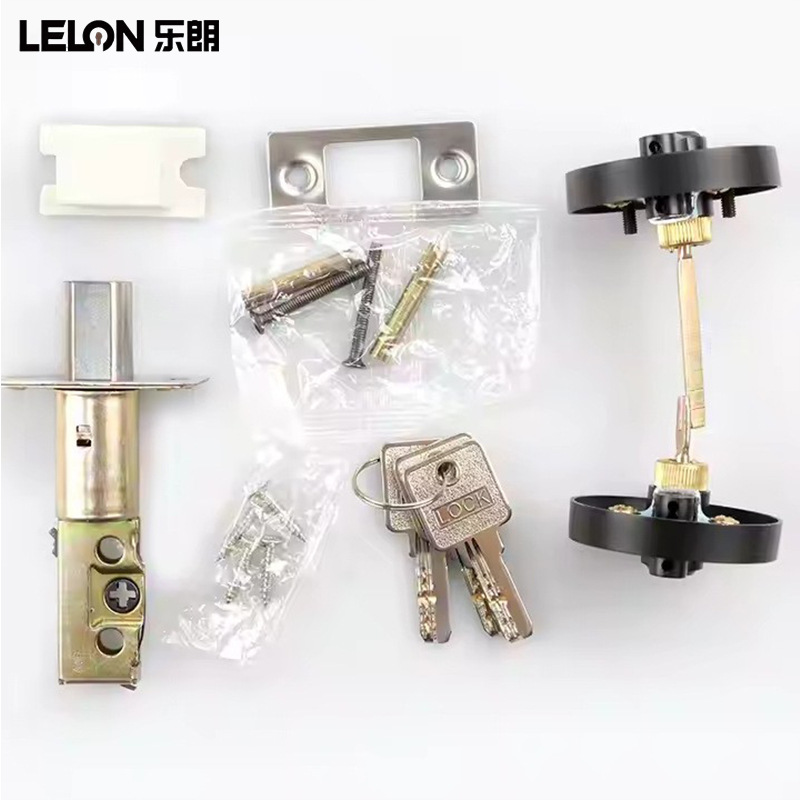 Cerradura invisible de aleación de zinc transfronteriza con llave, cerradura auxiliar para puertas interiores, cerrojo, cerradura de paso, cerradura oculta de cabeza plana para pasillos.
