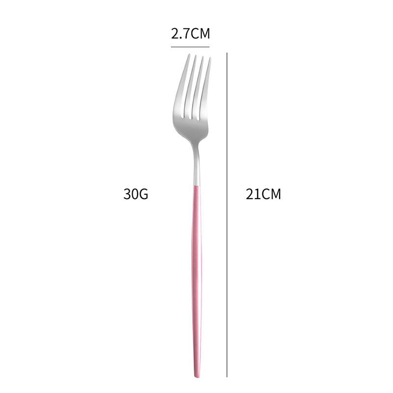 ポルトガルステンレスナイフフォークスプーンセットヨーロッパ式高颜値食器ホテル洋食ステーキナイフフォーククロスボーダースプーンフォーク|undefined