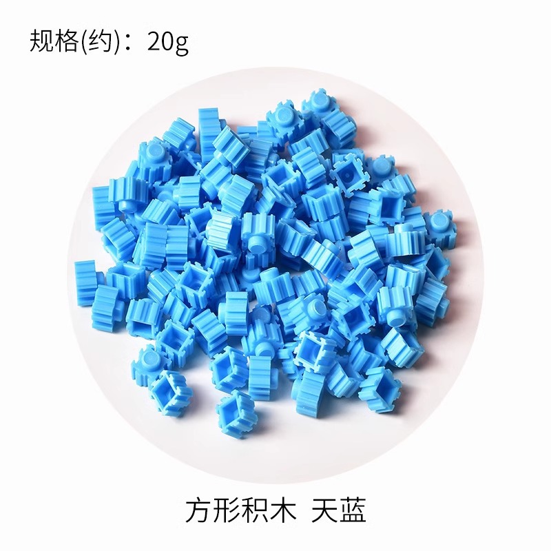 Materiales hechos a mano relleno de bloques redondos gránulos de bloques populares sensación de mano decoración DIY juguetes descomprimidos