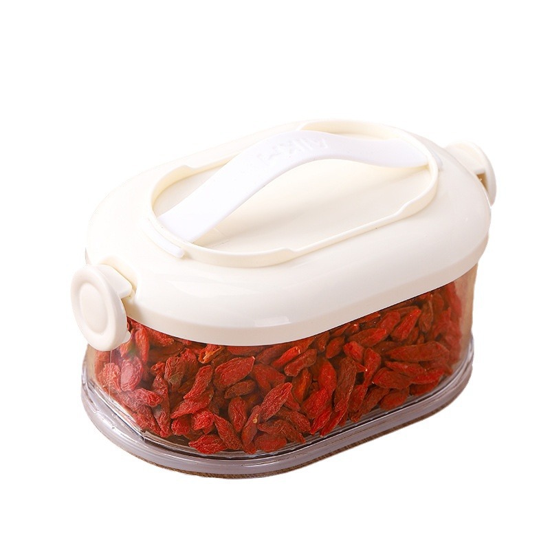 [Caja de especias apilable espesada] caja de almacenamiento de cocina cebolla doméstica, jengibre y ajo crujiente fruta seca y nueces caja sellada