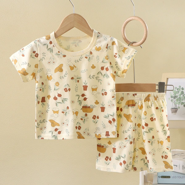 Beige red set