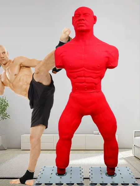 Boxing Punching Bag Training Dummy for Home Use, Professional Fighting and Sanda Standing Punching Bag, Non-Falling Type